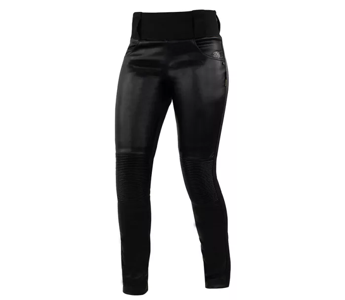 Dámske kožené legíny na moto Trilobite leggins black