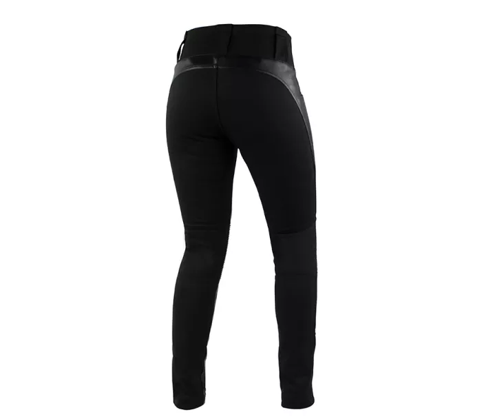 Dámske kožené legíny na moto Trilobite leggins black