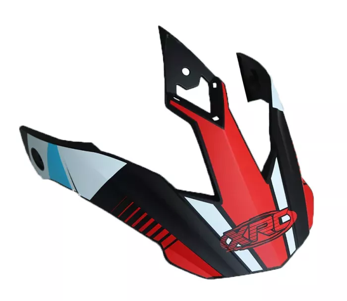 Šilt XRC 20PE606 peak matt black/red/blue