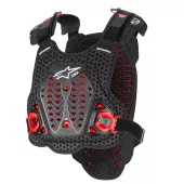 Chránič hrudníka a chrbta Alpinestars A-5 Plasma protector black/red/white