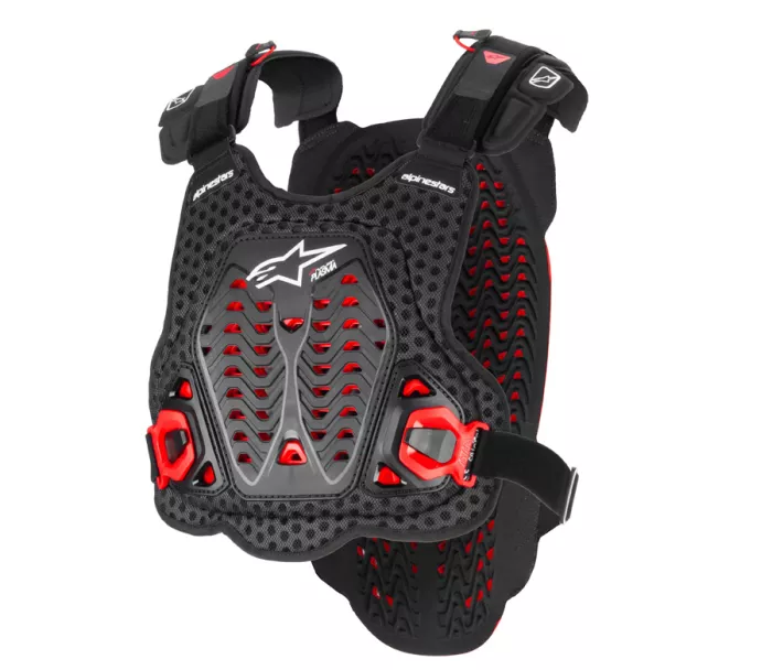 Chránič hrudníka a chrbta Alpinestars A-5 Plasma protector black/red/white