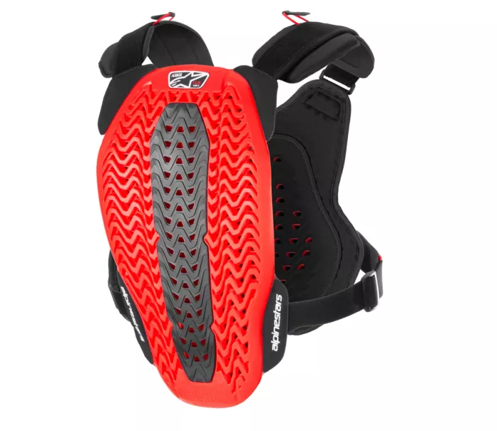 Chránič hrudníka a chrbta Alpinestars A-5 Plasma protector black/red/white