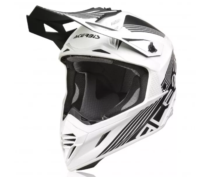 Motokrosová helma Acerbis X-Track black/white přilba