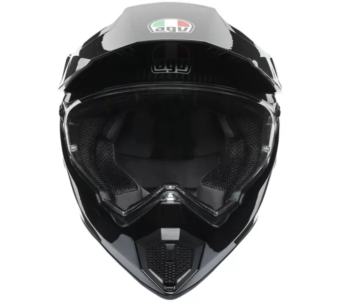 Helma na moto AGV AX9 E2205 SOLID MPLK GLOSSY CARBON