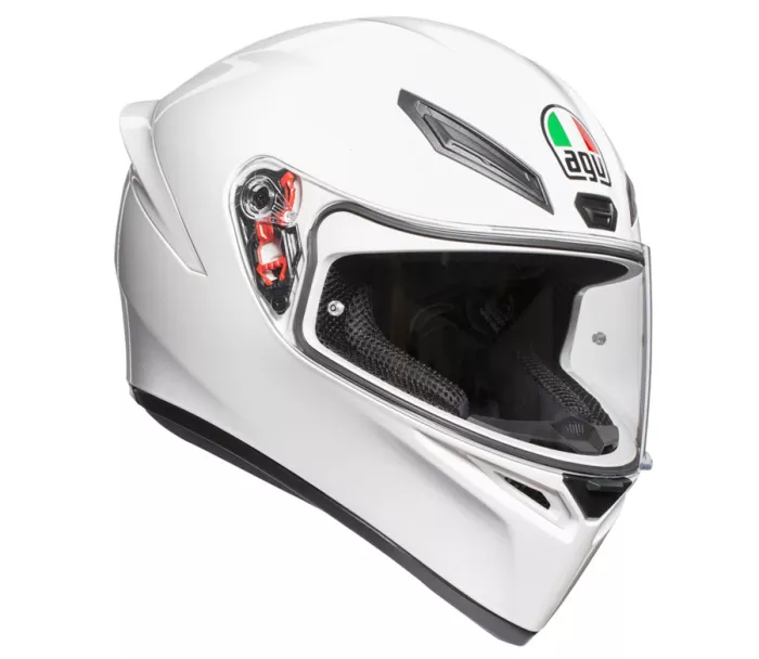 Helma na moto AGV K1 SOLID White