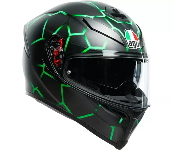 Helma na moto AGV K5 MULTI MPLK VULCANUM GREEN