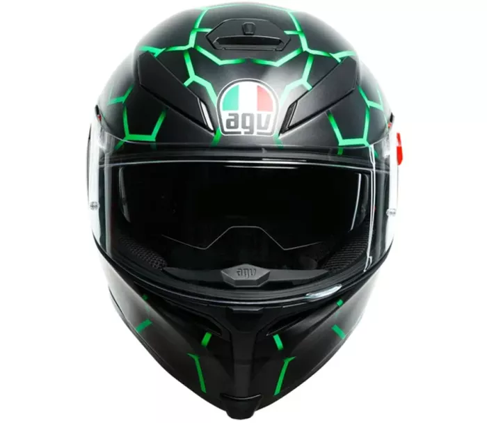 Helma na moto AGV K5 MULTI MPLK VULCANUM GREEN