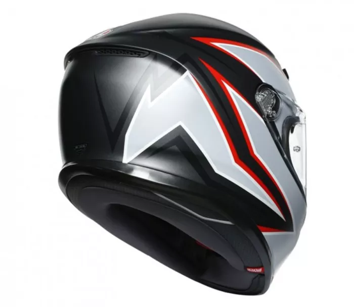 Helma na moto AGV K6 ECE MULTI MPLK FLASH MATT BLACK/GREY/RED