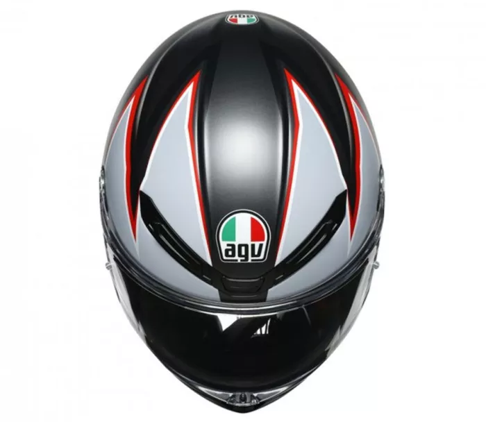 Helma na moto AGV K6 ECE MULTI MPLK FLASH MATT BLACK/GREY/RED