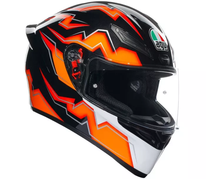 Helma na moto AGV K1S KRIPTON BLACK/ORANGE