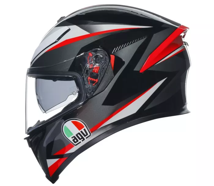 Helma na moto AGV K5S MULTI MPLK PLASMA BLACK/GREY/RED