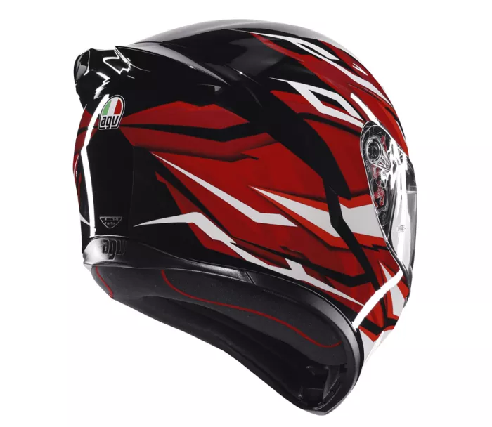 Helma na moto AGV K1 S E2206 LION BLACK/RED/WHITE