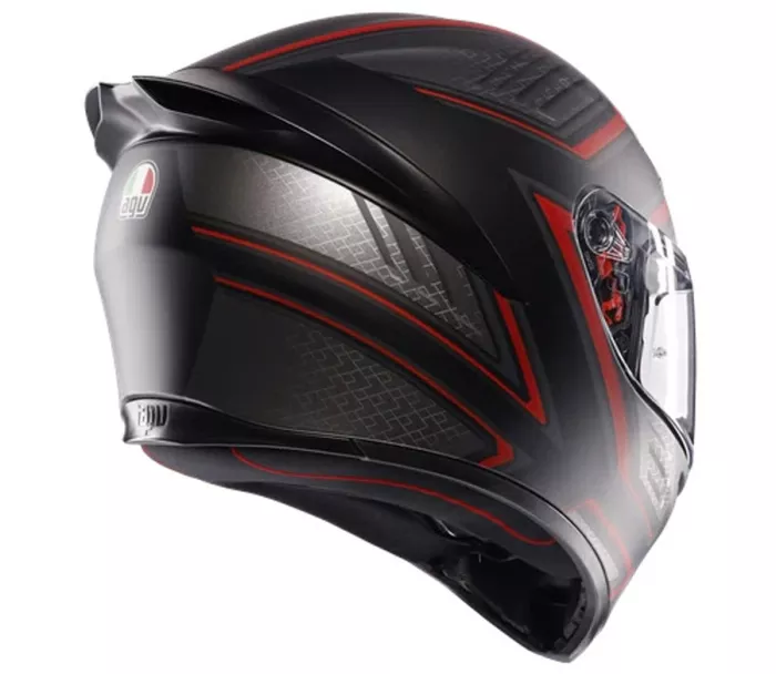 Helma na moto AGV K1 S E2206 SLING MATT BLACK/RED