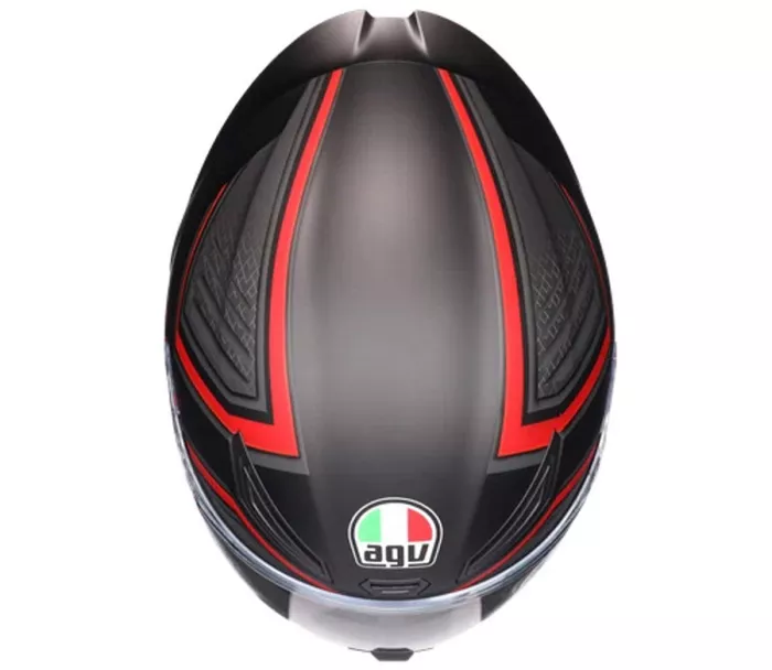 Helma na moto AGV K1 S E2206 SLING MATT BLACK/RED