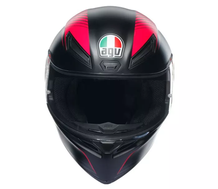 Helma na moto AGV K1 S E2206 WARMUP BLACK/PINK