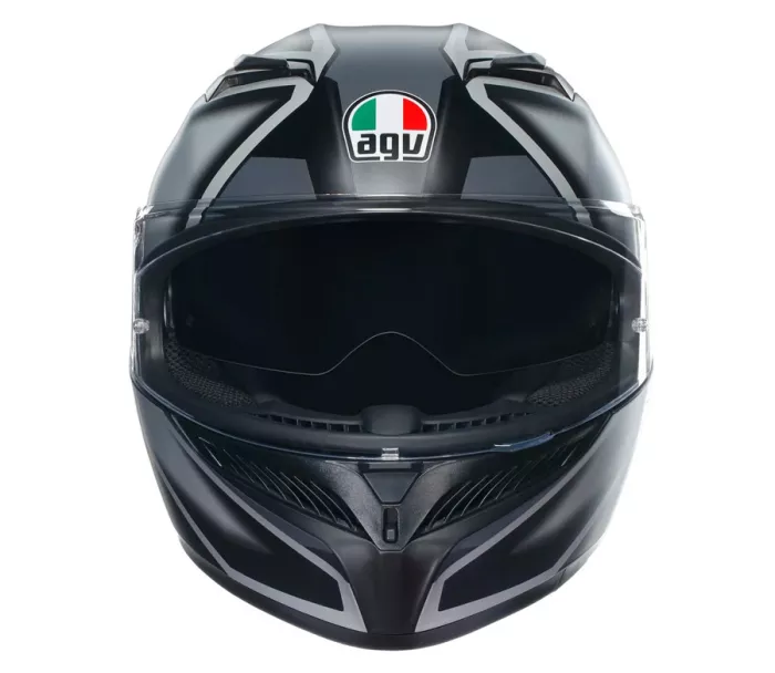 Helma na moto AGV K3 E2206 MPLK COMPOUND MATT BLACK/GREY