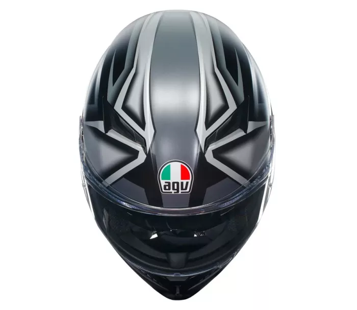 Helma na moto AGV K3 E2206 MPLK COMPOUND MATT BLACK/GREY