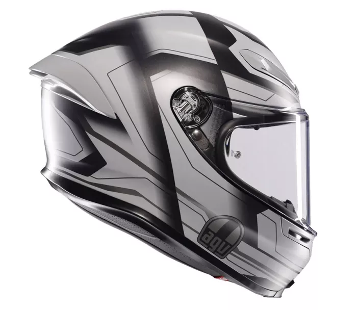 Helma na moto AGV K6 S E2206 MPLK ULTRASONIC MATT BLACK/GREY