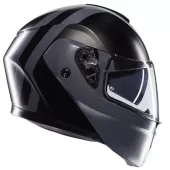 Helma na moto AGV STREETMODULAR E2206 MPLK RESIA MATT BLACK/GREY