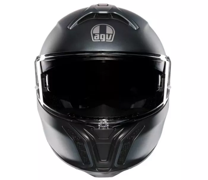 Helma na moto AGV TOURMODULAR E2206 SOLID MPLK MATT ARDESIA GREY