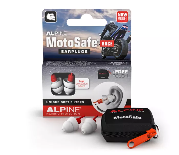 Alpine MotoSafe Race špunty do uší s filtrem