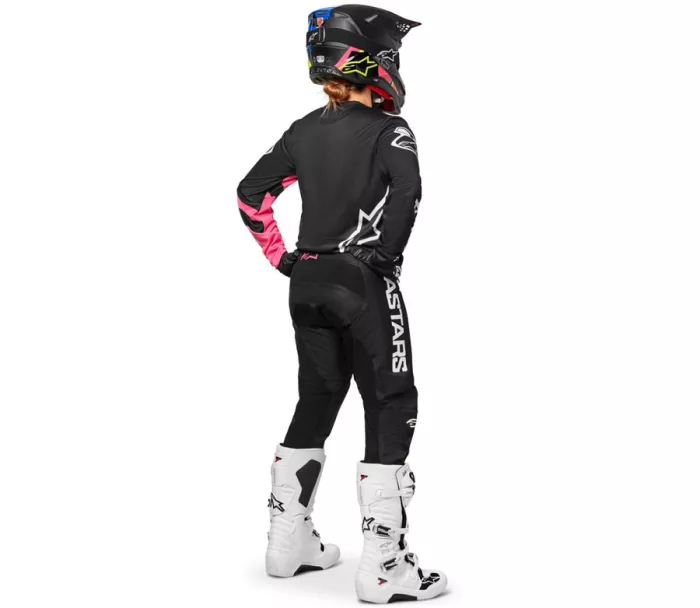 Dámské motokrosové nohavice Alpinestars Stella Fluid pants black/pink fluo