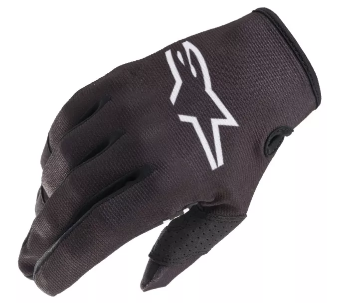 Detské motokrosové rukavice Alpinestars Youth Radar black