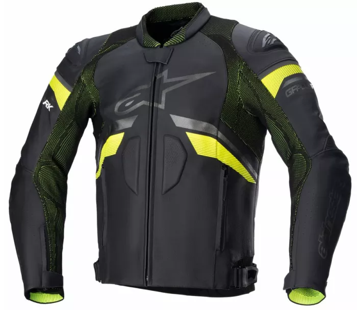 Bunda na moto Alpinestars GP plus R v3 Rideknit black/yellow fluo