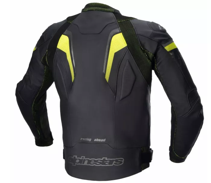 Bunda na moto Alpinestars GP plus R v3 Rideknit black/yellow fluo