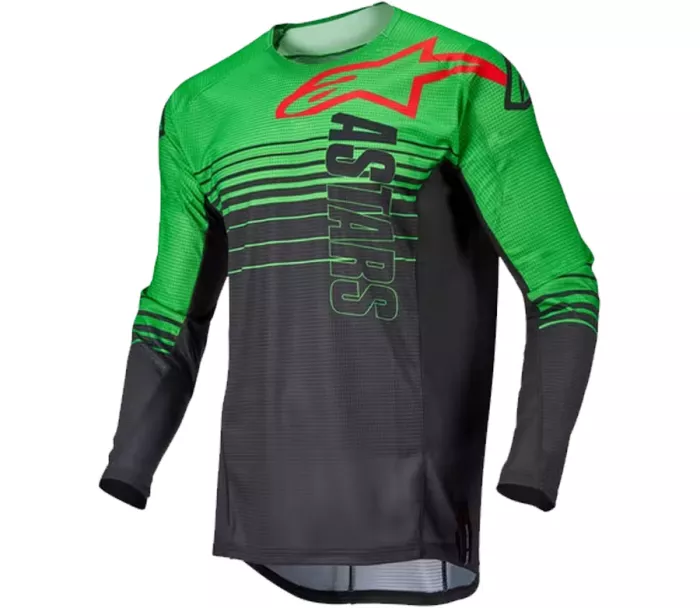 Motokrosový dres Alpinestars Techstar Phantom anthracite/green dres