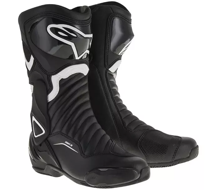 Topánky na motocykel Alpinestars SMX-6 V2 black / white veľ. 47