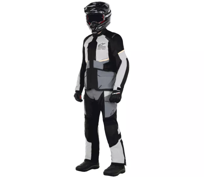 Nohavice na moto Alpinestars Andes Air Drystar ice grey/dark grey/black