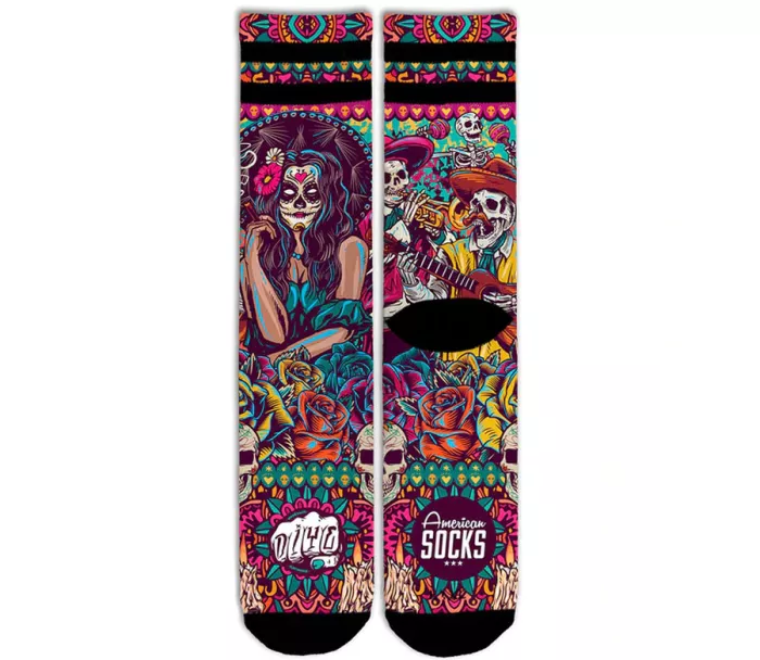 Ponožky American Socks Dia de los Muertos