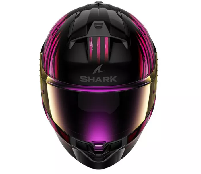 Helma na moto Shark KVV RIDILL 2 ASSYA Black Violet