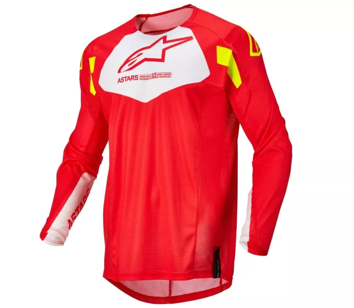 Motokrosový dres Alpinestars Techstar Factory red/white/yellow