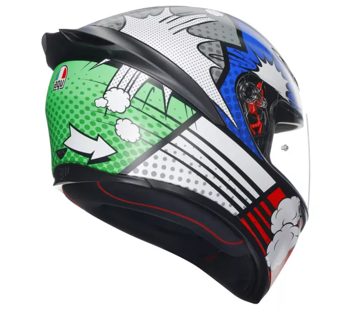 Prilba na motorku integrálna AGV K1 S Bang Matt Italy/Blue