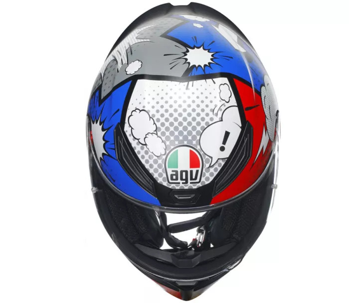 Prilba na motorku integrálna AGV K1 S Bang Matt Italy/Blue