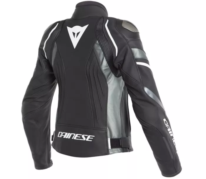 Dámská bunda na motorku Dainese AVRO 4 LADY matt black/white