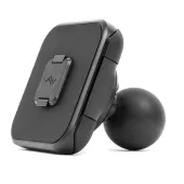 Peak Design Motorcycle Mount 1" Ball Adapter: Locking & Charging Black