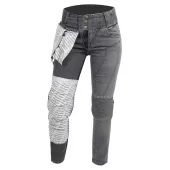 Dámske motocyklové nohavice Trilobite Bella ladies grey jeggins