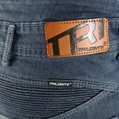 Nohavice na moto Trilobite Parado doublelayer AAA skinny fit blue level 2 (predĺžené)