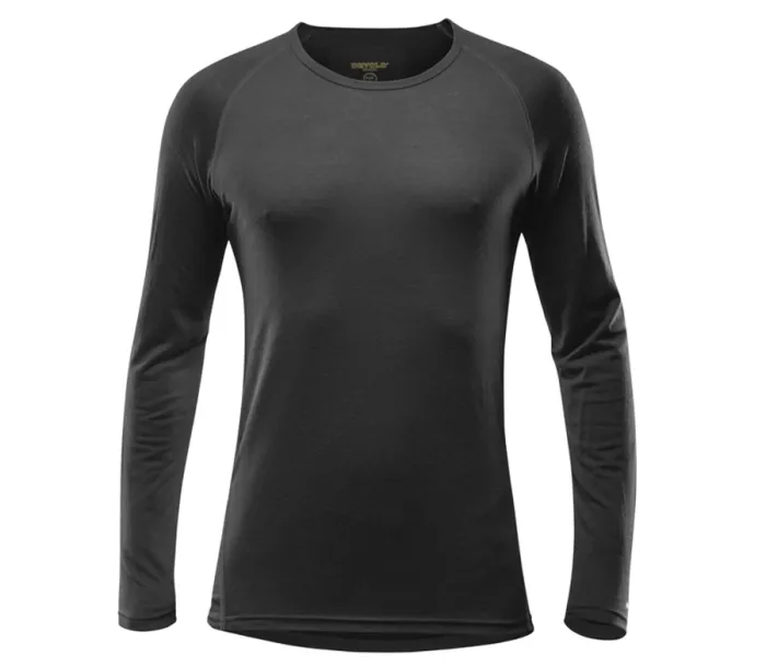 Pánske tričko Devold GO Breeze Merino 150 Shirt Man black