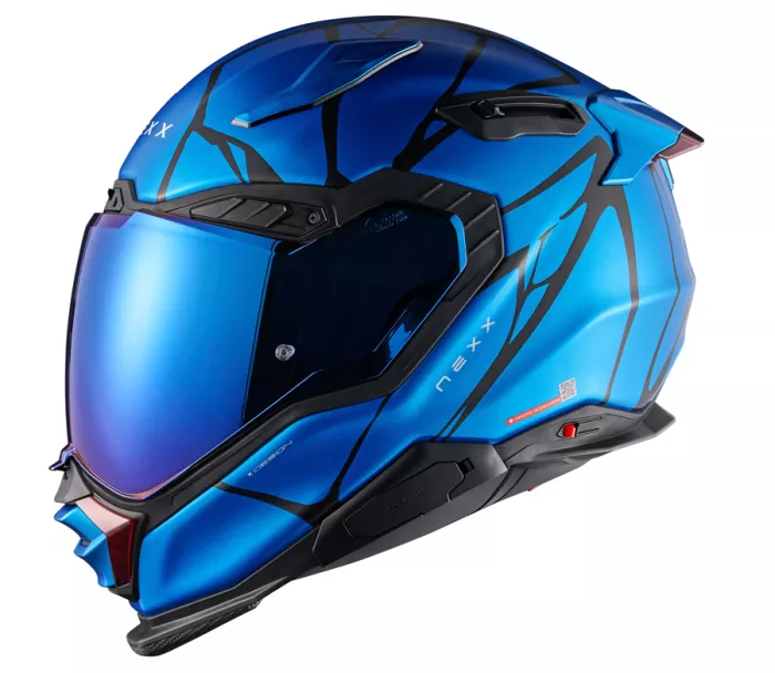 Helma na moto NEXX X.WST 3 B-SIDE blue MT