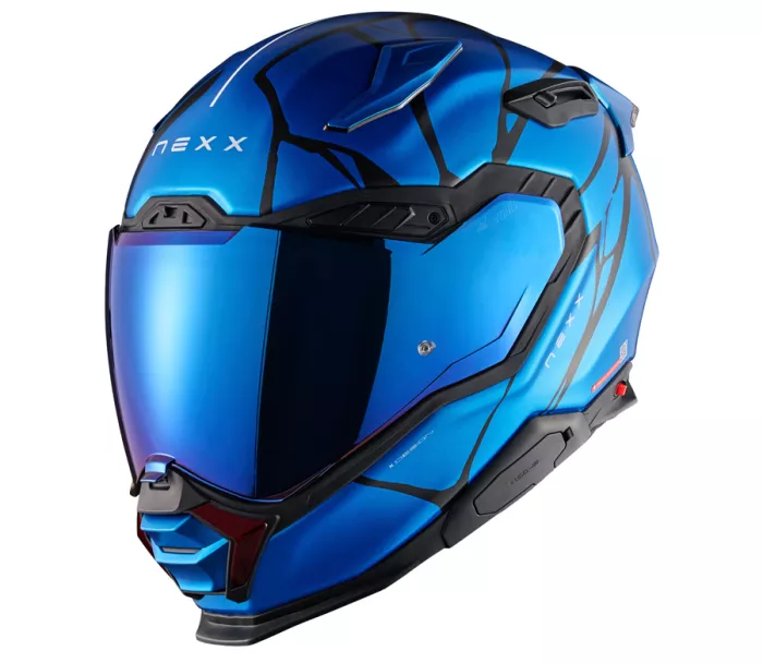 Helma na moto NEXX X.WST 3 B-SIDE blue MT