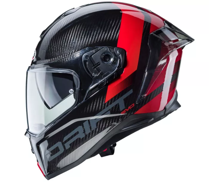 Helma na moto Caberg Drift Evo Carbon Sonic anthracite/red