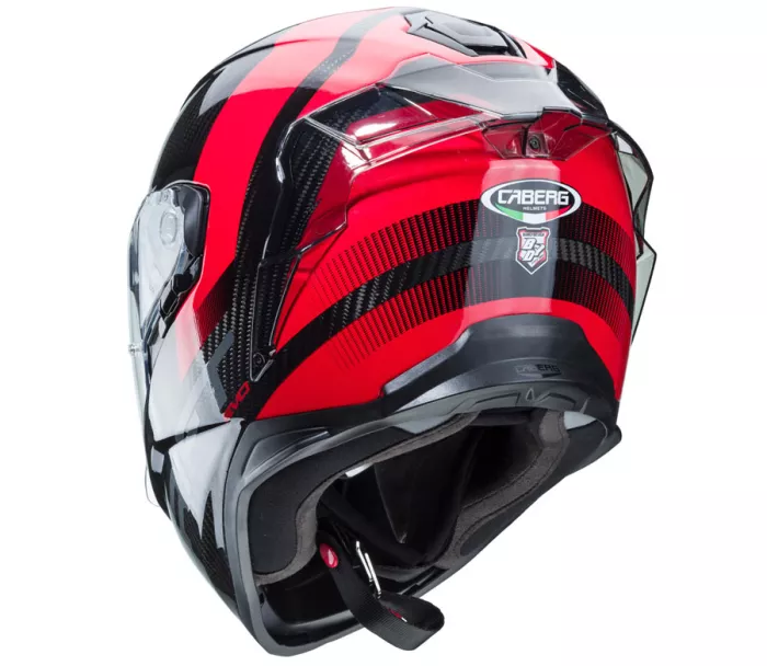 Helma na moto Caberg Drift Evo Carbon Sonic anthracite/red