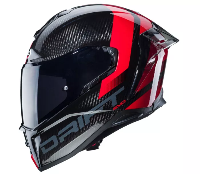 Helma na moto Caberg Drift Evo Carbon Sonic anthracite/red