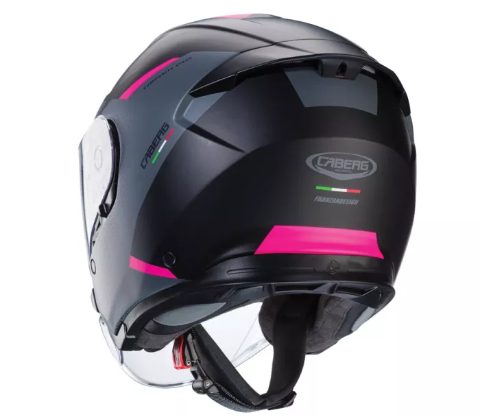 Helma na motorku Caberg Flyon II black/grey/fuchsia