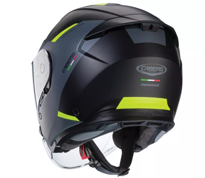 Helma na motorku Caberg Flyon II black/grey/yellow fluo