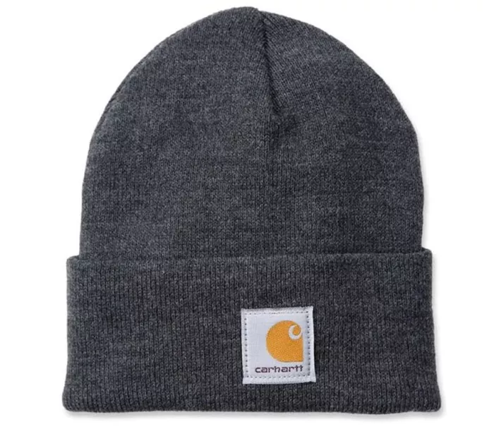 CARHARTT WATCH HAT BEANIE COAL HEATHER